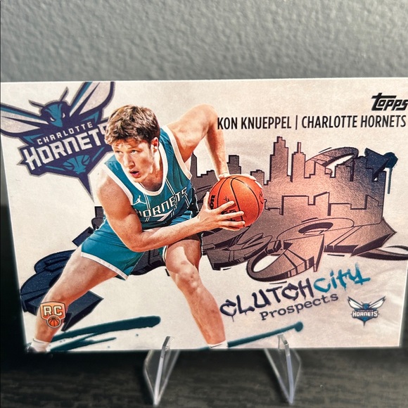 Charlotte Hornets Kon Knueppel NBA Topps Rookie card lot Duke Basketball - Picture 2 of 5